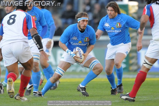 2008-11-22 Reggio Emilia - Italia-Pacific Islanders 0477 Tommaso Reato